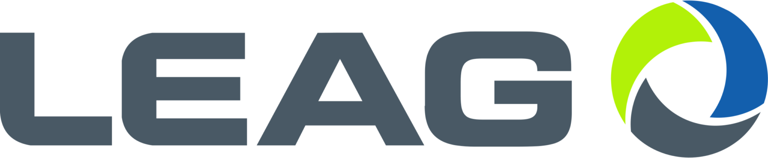 Hier ist das LEAG Logo zu sehen.