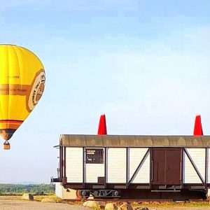 Ballon am Waggon